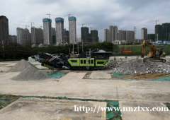 兴宁区二塘建筑垃圾破碎循环再利用试点基地